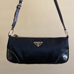 Prada Nero Tessuto Light Shoulder Bag